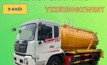 Xe Hút Chất Thải-Hầm Cầu 9 Khối YZZ5180GXWEST